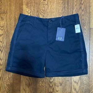 FINAL PRICES navy Gap girlfriend chino shorts